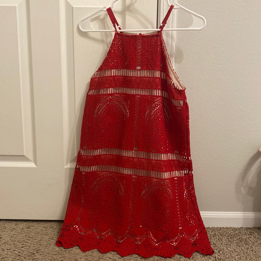 Francesca’s size small red dress